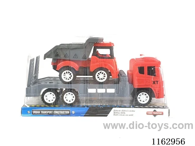 Simulation inertia trailer + inertia fire dump truck