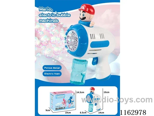 Mario's electric bubble machine