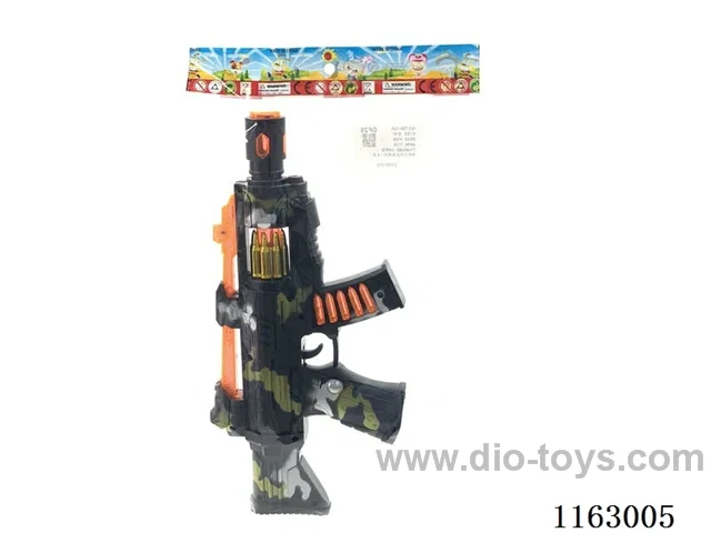 Camouflage flash voice vibrate eight tone gun
