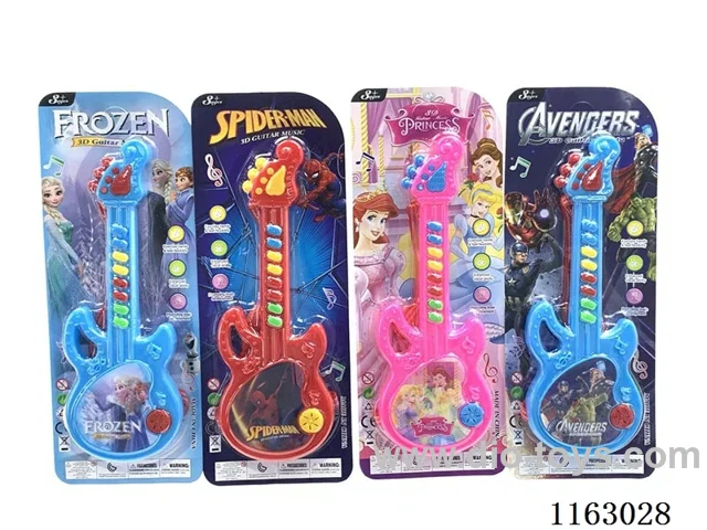 3D change figure music guitar 4 mixed