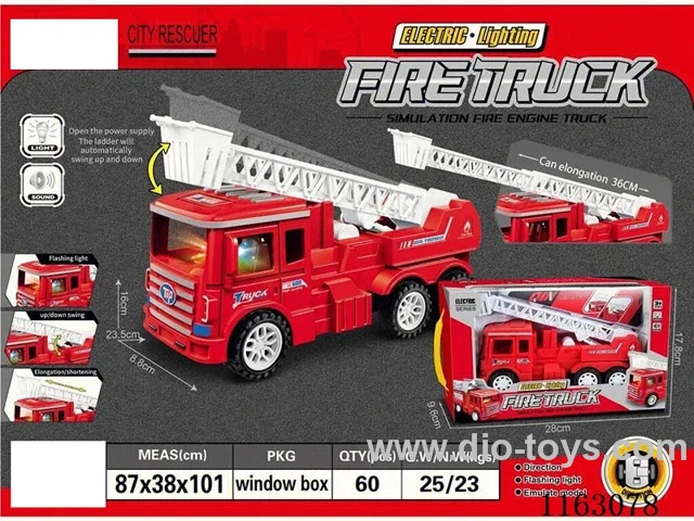 B/O light fire engine