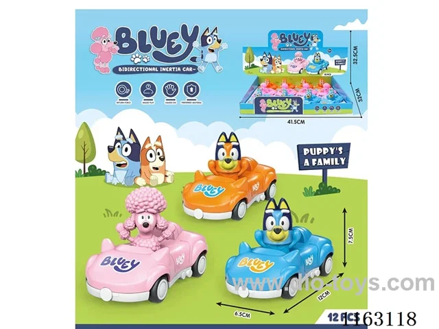 Bluey Pull-back car (12PCS) single price