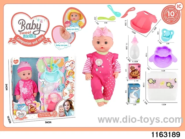 13 inch doll set with ic
