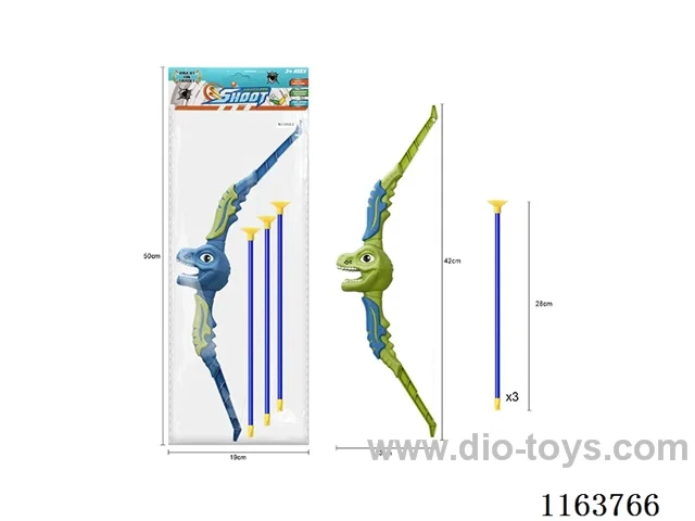 Dinosaur Bow and Arrow Set 2 Colours Mixed