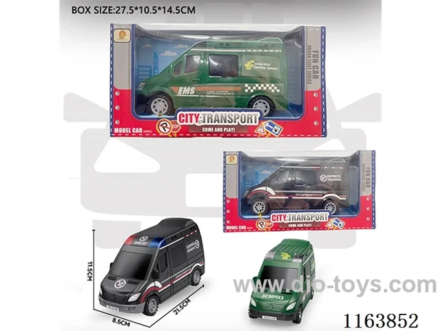 1:24 Inertia express car single model 2 colours mixed (without electricity)