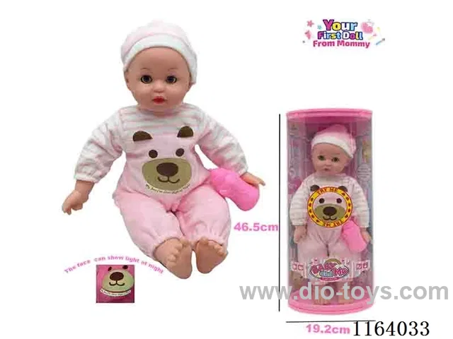 40cm soft body doll with IC include 2XAG3 baby boy