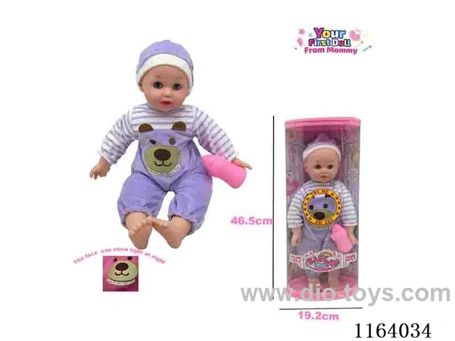 40cm soft body doll with IC include 2XAG3 baby boy