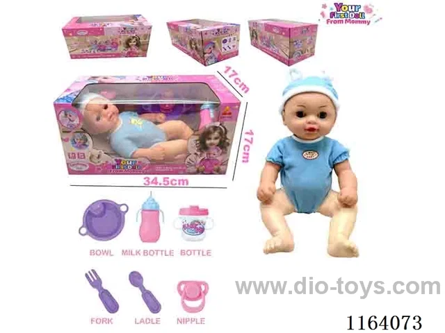 36CM full body doll can pee,drink water