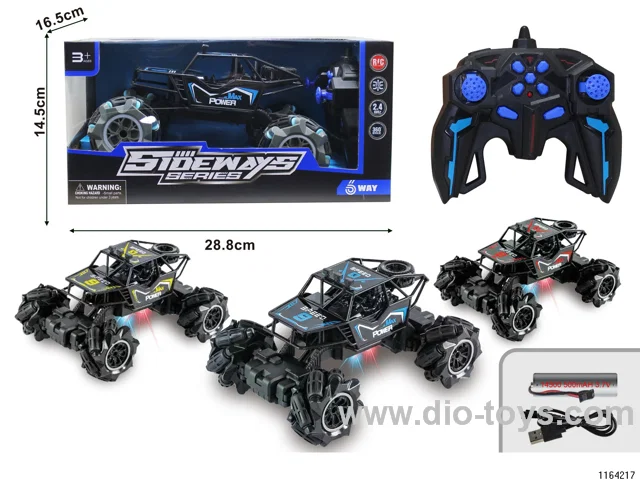 2.4G 12ch RC Stunt Car with light included battery