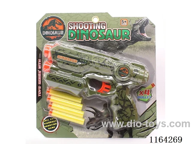 Gun with soft bullets