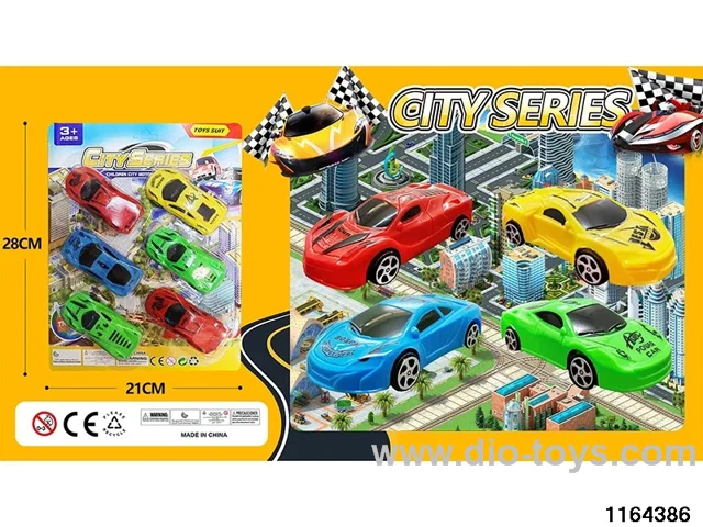 pull back logging truck(6pcs)