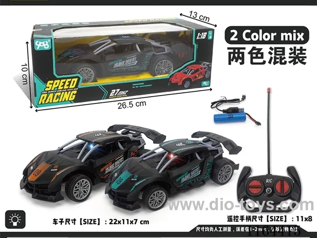 1:18 4ch rc car with light