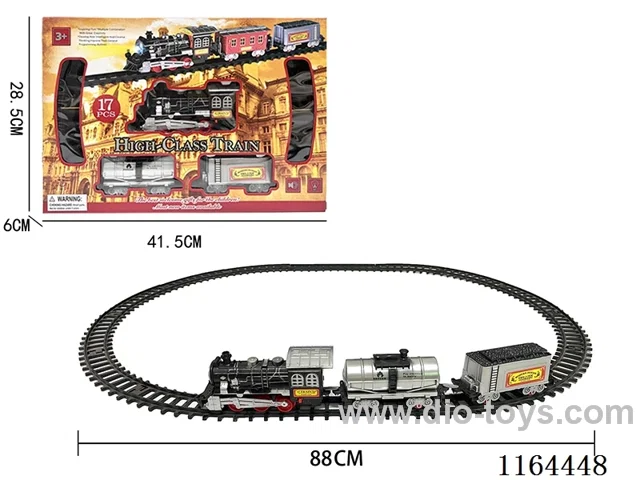Acousto-optic rail train set