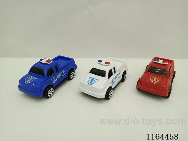 (GCC) Pull-back pickup police car
