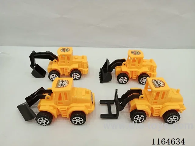 Pulling back engineering truck