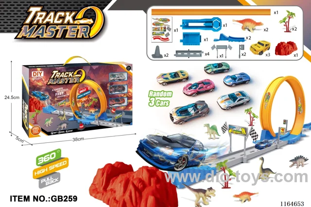 Ejection track racer (with 3 racers)