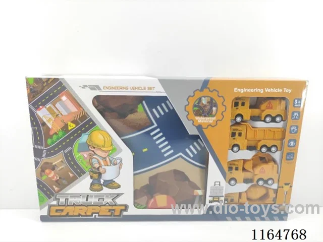 Engineering Boomerang Car Game Carpet