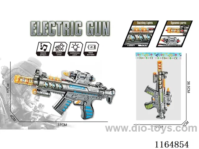 Electric barrel retractable charge plating gun