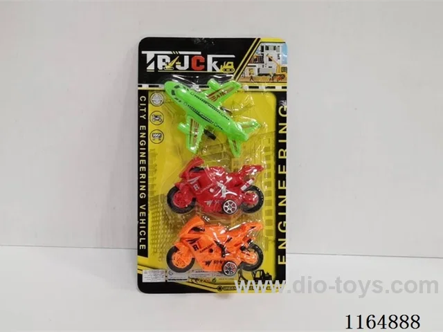 Aircraft + Motorcycle (3 pieces)