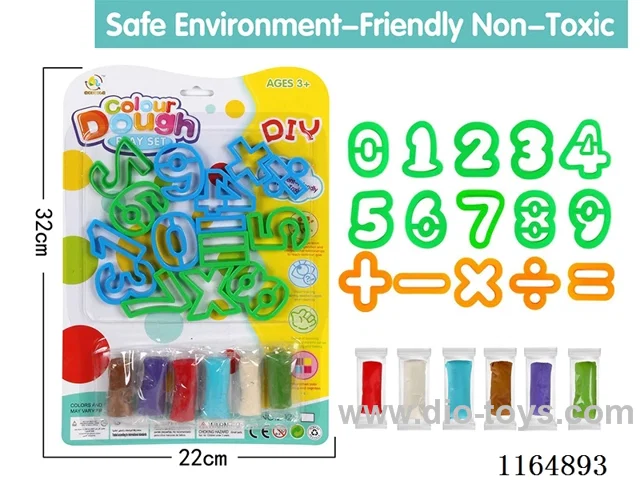 Suction plate digital color clay set