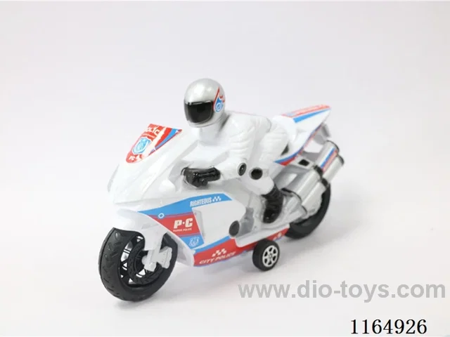 Inertial police motorcycle