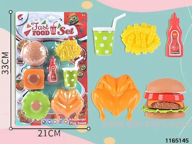 Burger Fried Chicken Play House Set