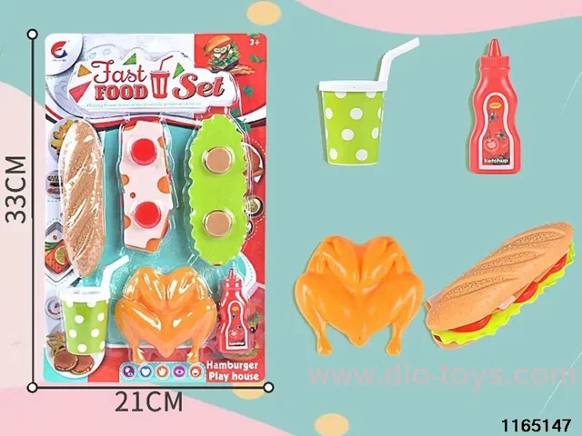 Fried Chicken Hot Dog House Set