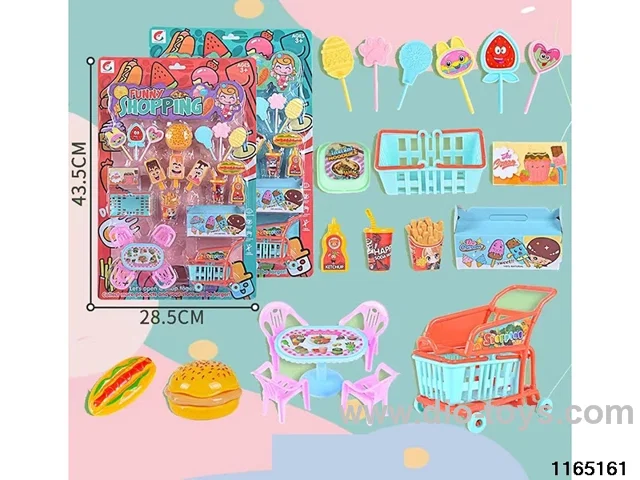 Burger Cart Play House Set
