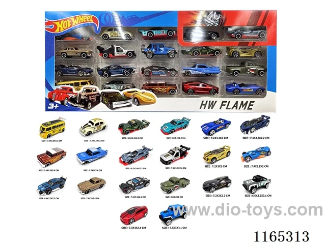 1:64 Alloy Cars 20pcs