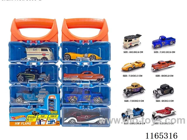 Alloy Car DIY Carrying Case 4pcs