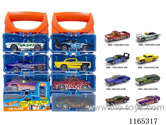 Alloy Car DIY Carrying Case 4pcs