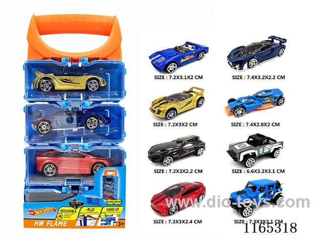 Alloy Car DIY Carrying Case 4pcs