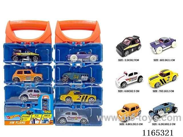 Alloy Car DIY Carrying Case 4pcs