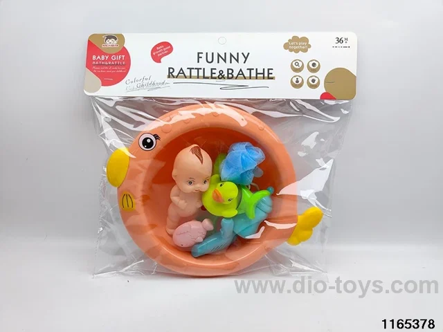 Bath basin+molded animal