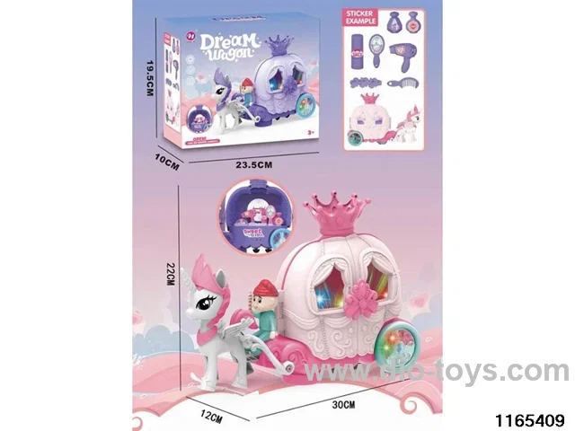 Electric universal light unicorn jewelry car