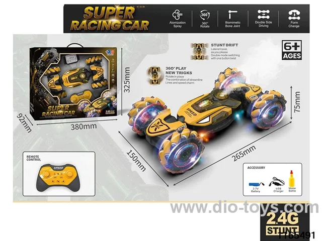 2.4G stunt car with music and lighting
