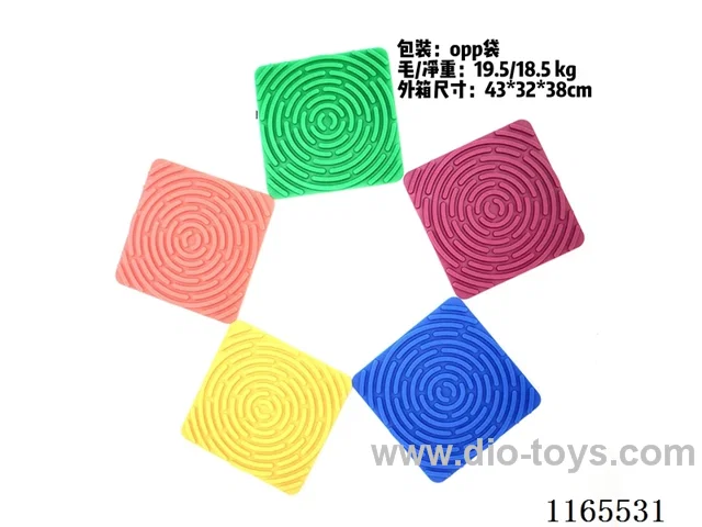 Sensory panel - square (with 10 silicone tubes)