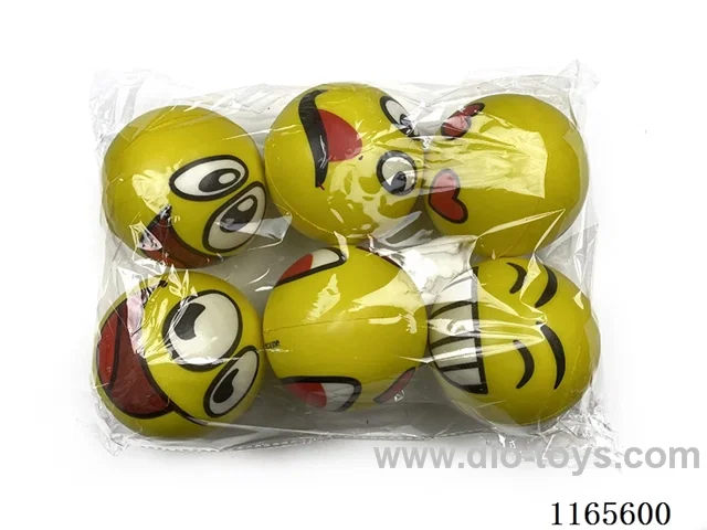 6PCS 10cm PU ball