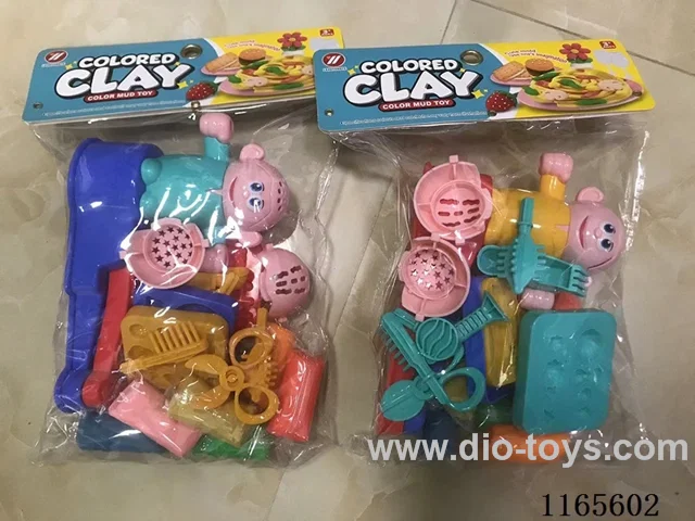 colourful clay