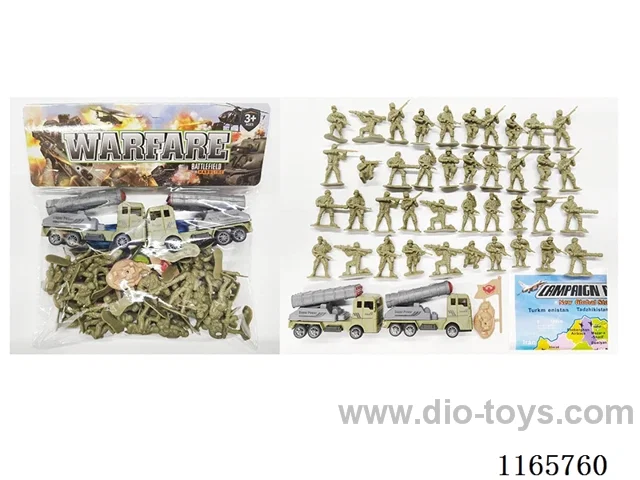 2PCS pull back missile car set