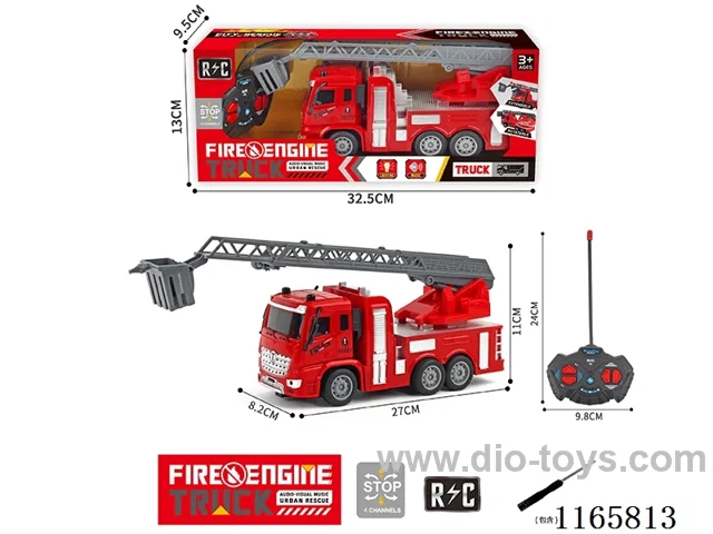 4ch Firefighting rc car not included battery (3*AA+2*AA)