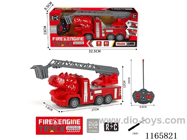 4ch dinosaur fire rc car not included battery (3*AA+2*AA)