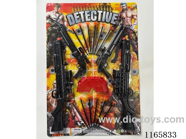 Ejector soft bullet gun set
