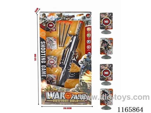 Ejector soft bullet gun set