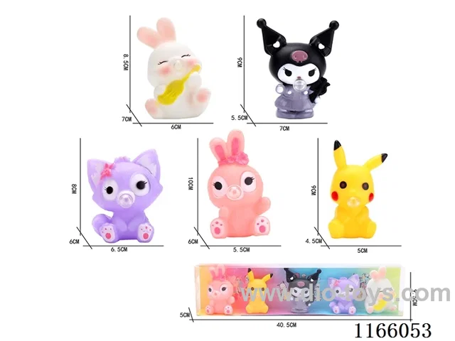 Vinyl Cartoon Bubble Blowing Set