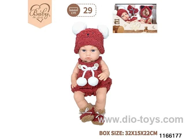 12 inch newborn simulation doll set