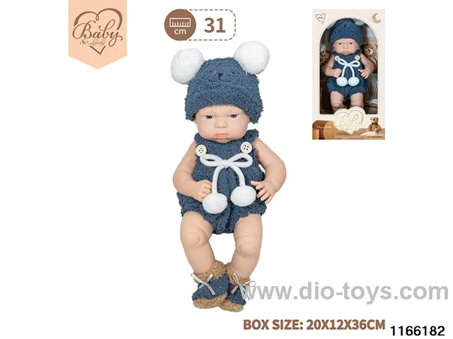 12 inch newborn simulation doll set
