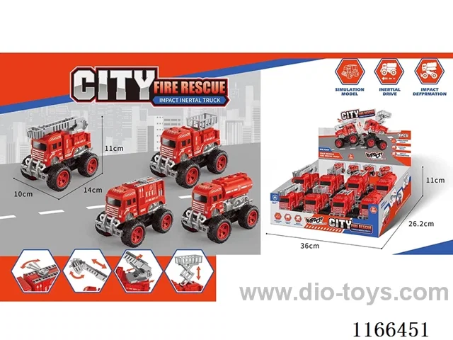 Inertia Fire Truck (8PCS)