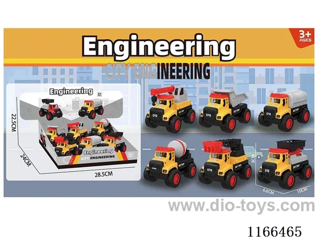 Inertia Fire Truck 6PCS