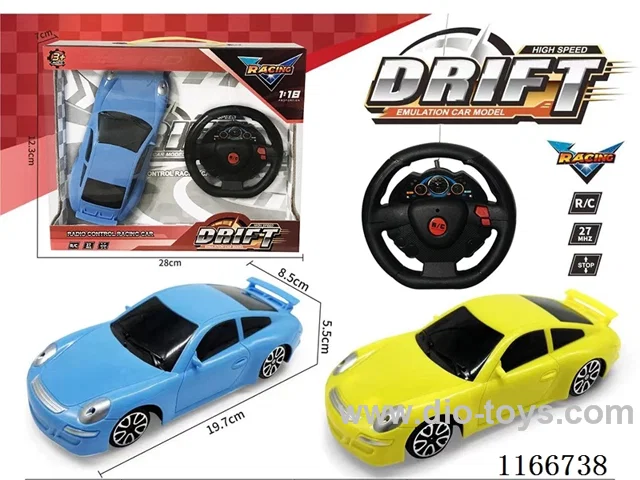 1:18 2ch rc car with light